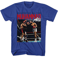 Thumbnail for MUHAMMAD ALI-ALI FIGHT RING LIGHT-ROYAL ADULT S/S TSHIRT