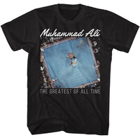 Thumbnail for MUHAMMAD ALI-MUHAMMAD ALI OVERHEAD GOAT-BLACK ADULT S/S TSHIRT