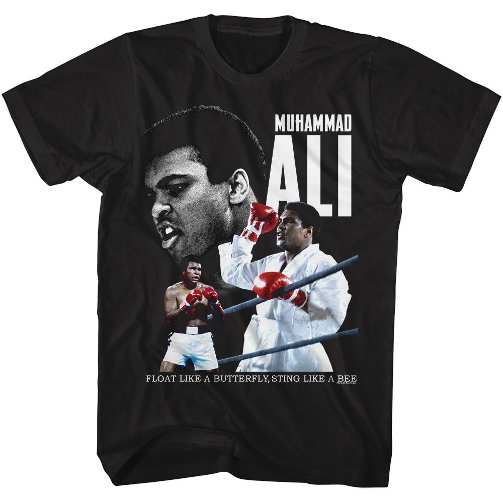 MUHAMMAD ALI-MUHAMMAD ALI TRIPLE ALI-BLACK ADULT S/S TSHIRT
