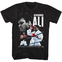 Thumbnail for MUHAMMAD ALI-MUHAMMAD ALI TRIPLE ALI-BLACK ADULT S/S TSHIRT