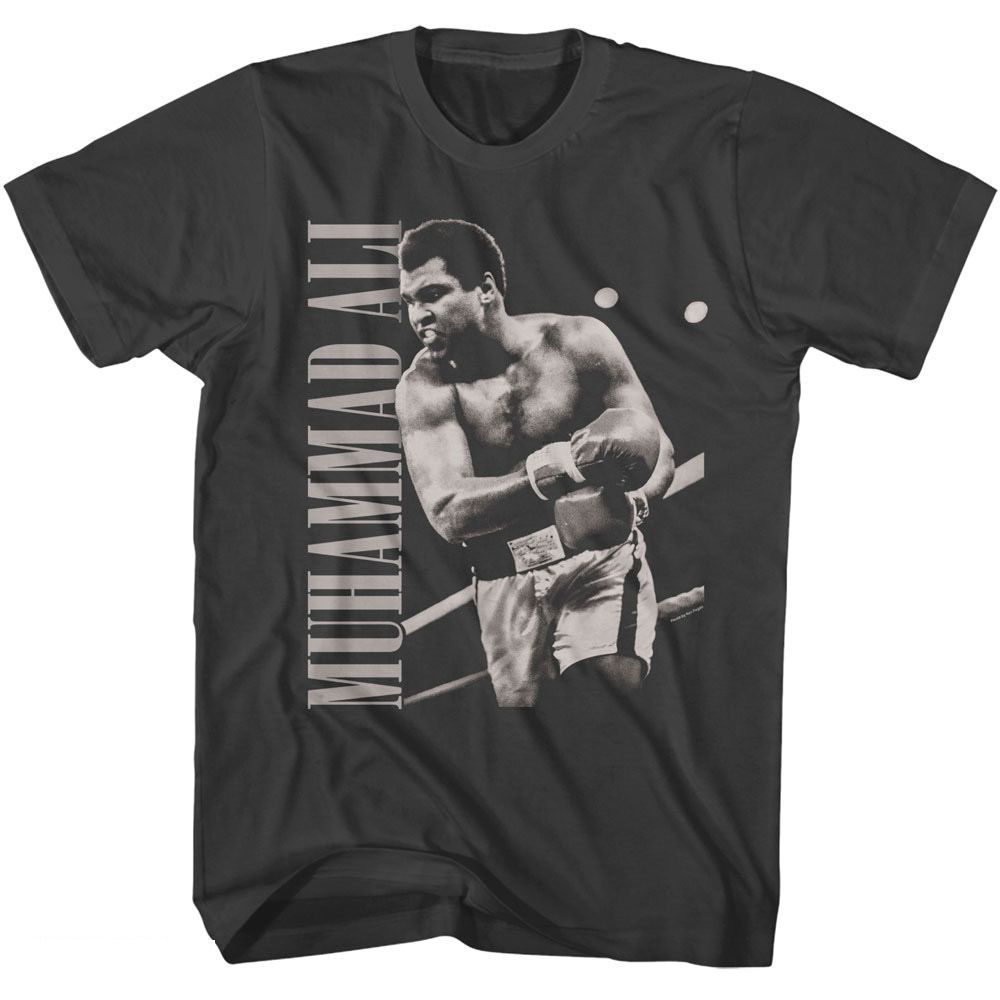 MUHAMMAD ALI-MUHAMMAD ALI FIGHT RING-SMOKE ADULT S/S TSHIRT