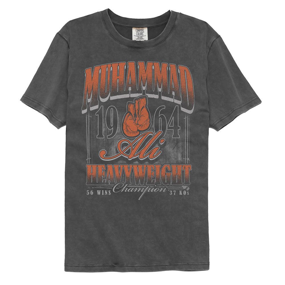 MUHAMMAD ALI-MUHAMMAD ALI 1964 CHAMPION RING-PEPPER COMFORT COLOR ADULT S/S TSHIRT