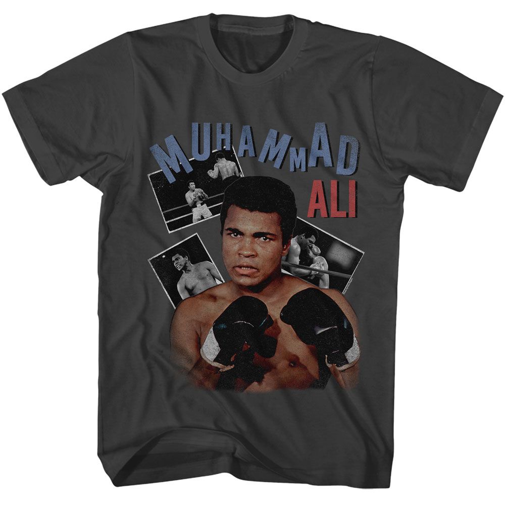 MUHAMMAD ALI-MUHAMMAD ALI PHOTOS-SMOKE ADULT S/S TSHIRT