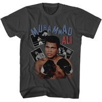 Thumbnail for MUHAMMAD ALI-MUHAMMAD ALI PHOTOS-SMOKE ADULT S/S TSHIRT