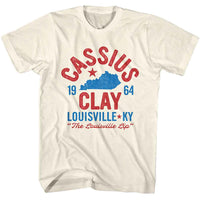Thumbnail for MUHAMMAD ALI-MUHAMMAD ALI CC LOUISVILLE 64-NATURAL ADULT S/S TSHIRT