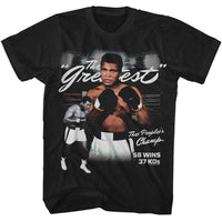 Thumbnail for MUHAMMAD ALI-MUHAMMAD ALI THE GREATEST-BLACK ADULT S/S TSHIRT