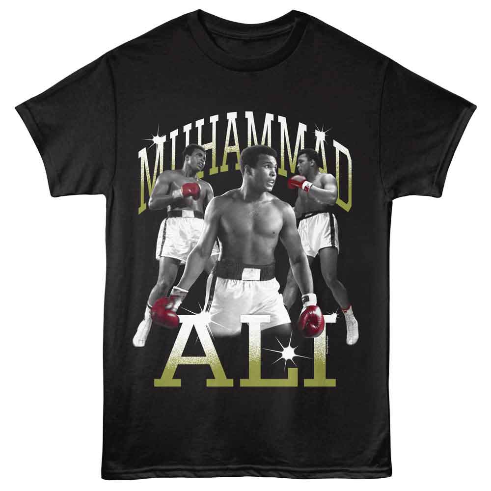 MUHAMMAD ALI-MUHAMMAD ALI-BLACK ADULT S/S TSHIRT