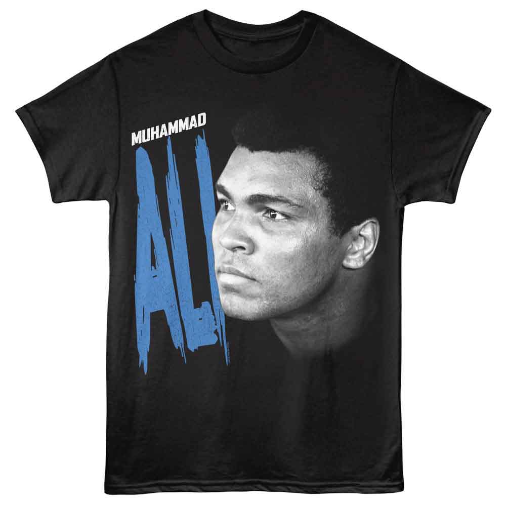 MUHAMMAD ALI-MUHAMMAD ALI-PROFILE-BLACK ADULT S/S TSHIRT