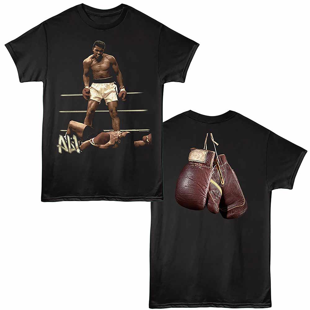 Muhammad Ali - Muhammad Ali Hanging Gloves On Back T-Shirt