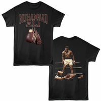 Thumbnail for Muhammad Ali - Muhammad Ali Hanging Gloves On Front T-Shirt