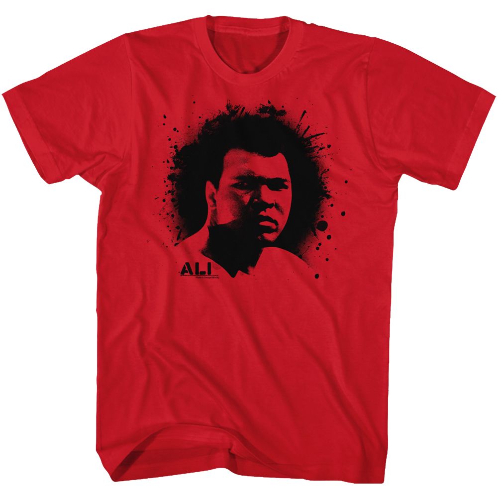 MUHAMMAD ALI-SHABAM-RED ADULT S/S TSHIRT