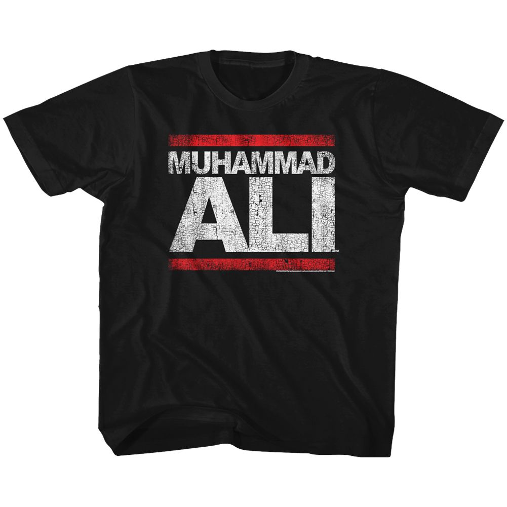 MUHAMMAD ALI-RUN ALI-BLACK TODDLER S/S TSHIRT
