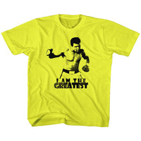 Thumbnail for MUHAMMAD ALI-I AM THE GREATEST-YELLOW TODDLER S/S TSHIRT