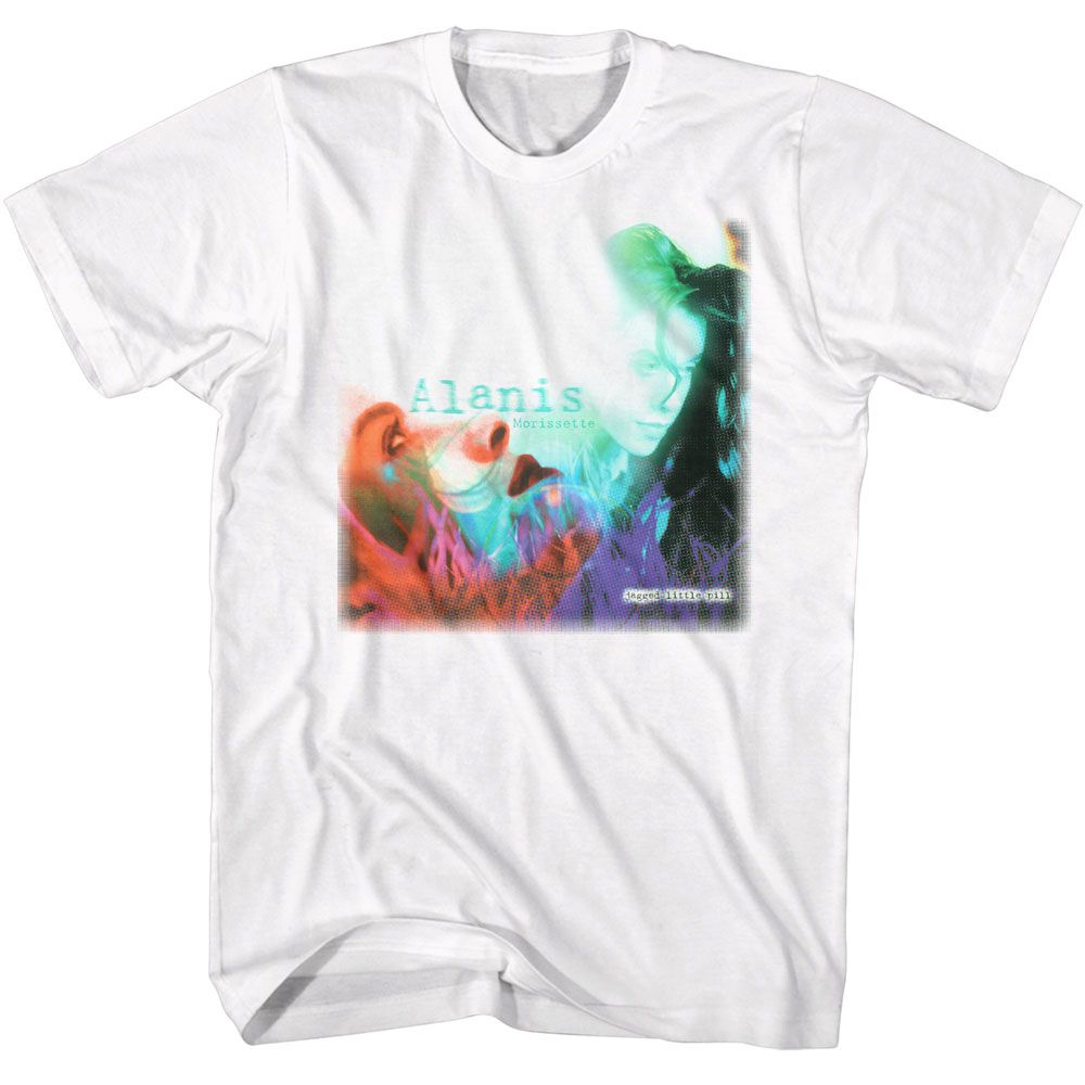 ALANIS MORISSETTE-ALANIS MORISSETTE JLP ALBUM-WHITE ADULT S/S TSHIRT