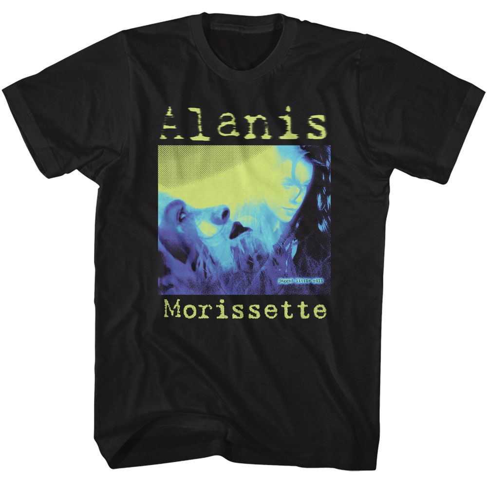 ALANIS MORISSETTE-ALANIS MORISSETTE TRICOLOR JLP-BLACK ADULT S/S TSHIRT
