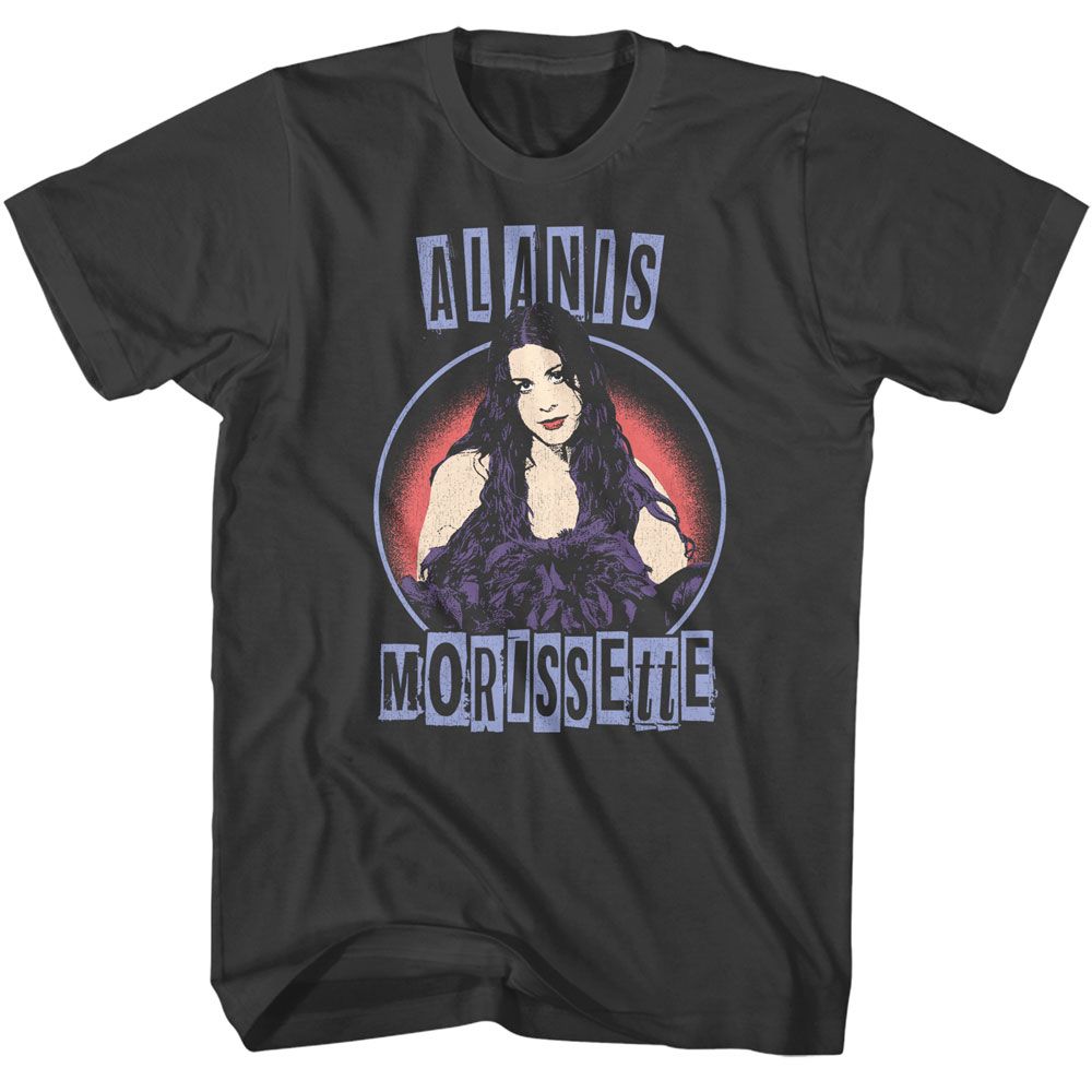 ALANIS MORISSETTE-ALANIS MORISSETTE THRESHOLD CIRCLE-SMOKE ADULT S/S TSHIRT