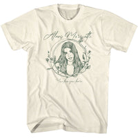 Thumbnail for ALANIS MORISSETTE-ALANIS MORISSETTE YOU LEARN SKETCH-NATURAL ADULT S/S TSHIRT