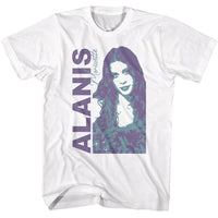 Thumbnail for ALANIS MORISSETTE-ALANIS MORISSETTE DUOTONE-WHITE ADULT S/S TSHIRT