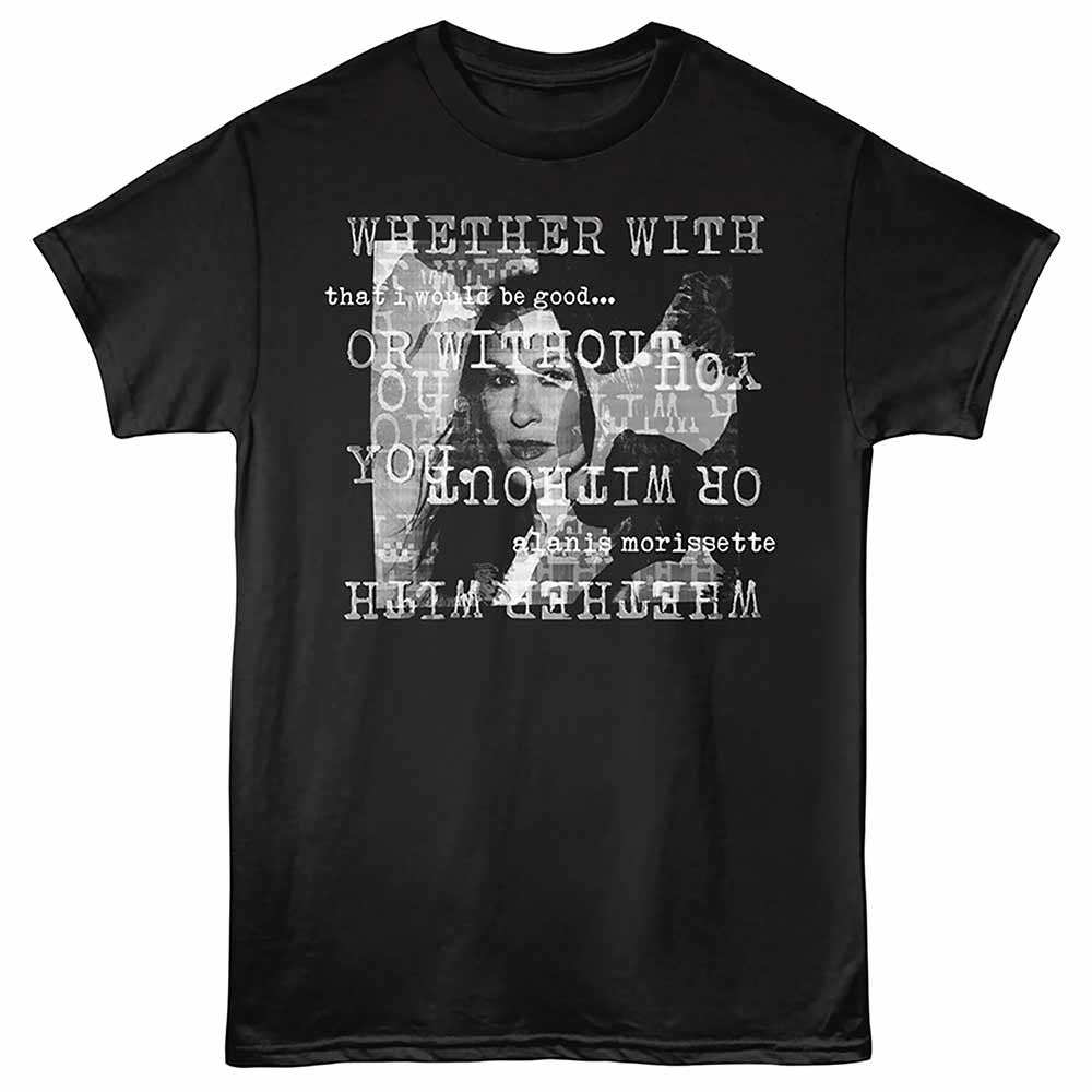 Alanis Morissette With or Without Adult T-Shirt