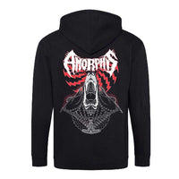 Thumbnail for Amorphis Logo Bear Zip Hoodie