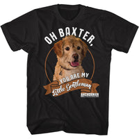Thumbnail for ANCHORMAN-LITTLE GENTLEMAN-BLACK ADULT S/S TSHIRT