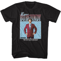Thumbnail for ANCHORMAN-ANCHORMAN RON BURGUNDY-BLACK ADULT S/S TSHIRT