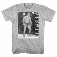 Thumbnail for ANDRE THE GIANT-REAL G-GRAY HEATHER ADULT S/S TSHIRT
