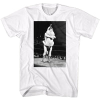 Thumbnail for ANDRE THE GIANT-SHAKE DOWN-WHITE ADULT S/S TSHIRT