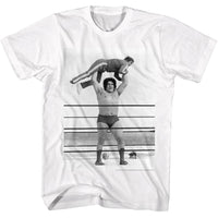 Thumbnail for ANDRE THE GIANT-LIGHTWEIGHT-WHITE ADULT S/S TSHIRT