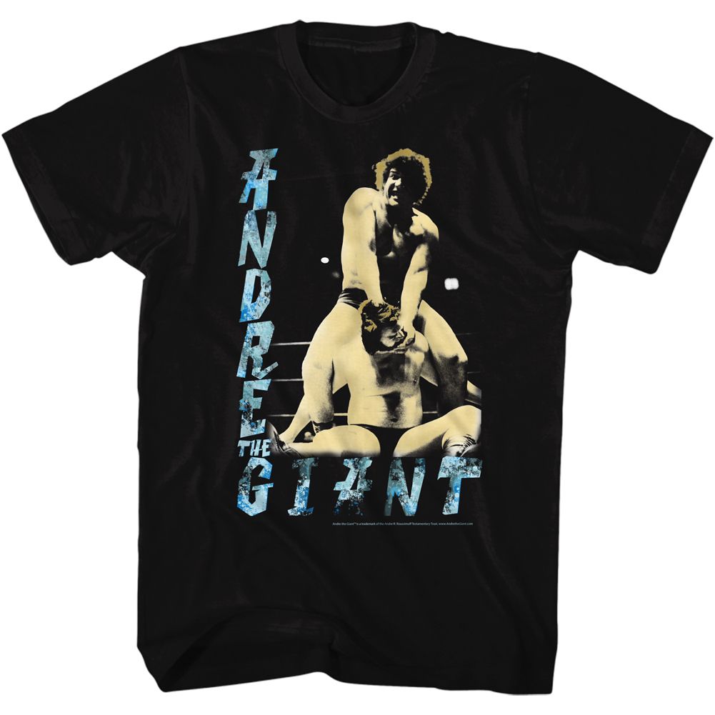ANDRE THE GIANT-80S DRE-BLACK ADULT S/S TSHIRT