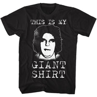 Thumbnail for ANDRE THE GIANT-STRAIGHT OUTTA HERE-BLACK ADULT S/S TSHIRT