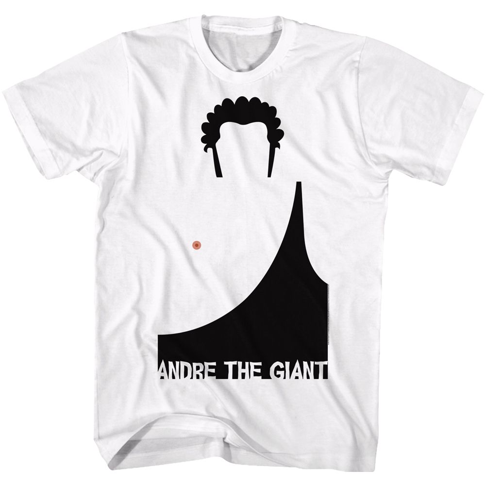ANDRE THE GIANT-BIG TIME-WHITE ADULT S/S TSHIRT