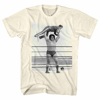 Thumbnail for ANDRE THE GIANT-LIGHTWEIGHT-NATURAL ADULT S/S TSHIRT