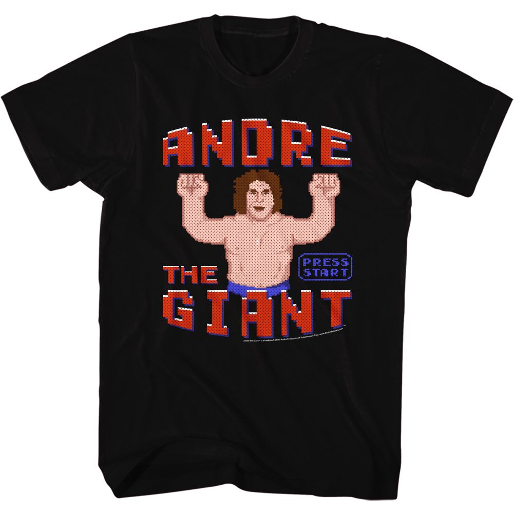 ANDRE THE GIANT-WRECK IT ANDRE-BLACK ADULT S/S TSHIRT