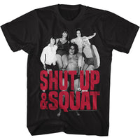 Thumbnail for ANDRE THE GIANT-SHUT UP AND SQUAT-BLACK ADULT S/S TSHIRT