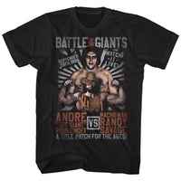 Thumbnail for ANDRE THE GIANT-VERSUS MATCH-BLACK ADULT S/S TSHIRT
