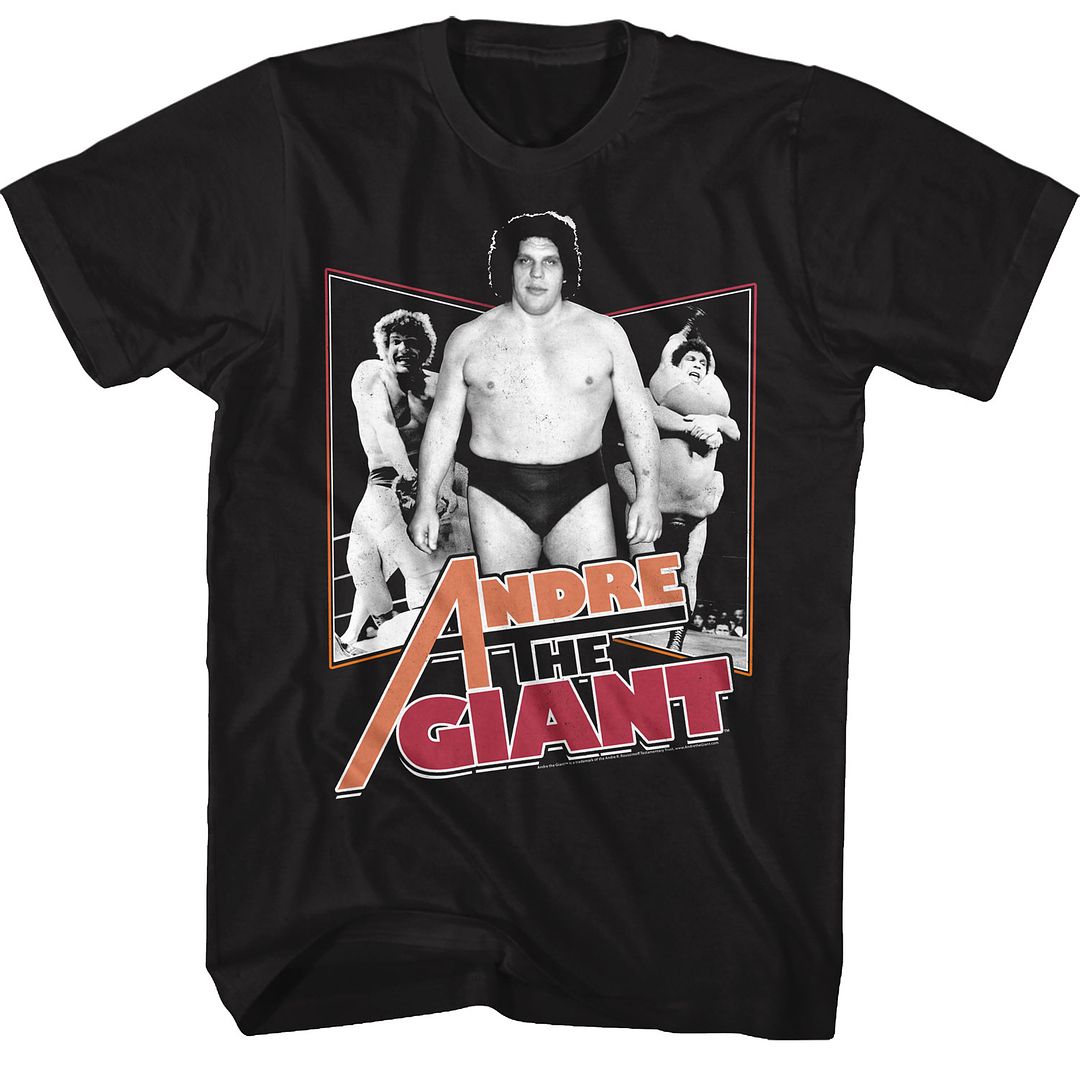 ANDRE THE GIANT-ANDRE-BLACK ADULT S/S TSHIRT