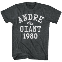 Thumbnail for ANDRE THE GIANT-ATG1980-BLACK HEATHER ADULT S/S TSHIRT