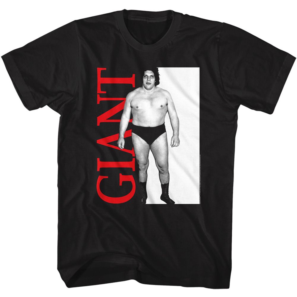 ANDRE THE GIANT-ANDRE GIANT-BLACK ADULT S/S TSHIRT