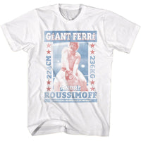 Thumbnail for ANDRE THE GIANT-ANDRE GEANT FERRE-WHITE ADULT S/S TSHIRT