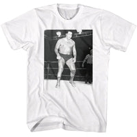 Thumbnail for ANDRE THE GIANT-ANDRE BW-WHITE ADULT S/S TSHIRT