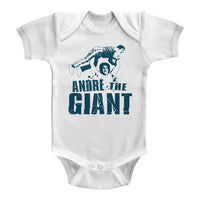 Thumbnail for ANDRE THE GIANT-ANDRE THE GIANT-WHITE INFANT S/S BODYSUIT