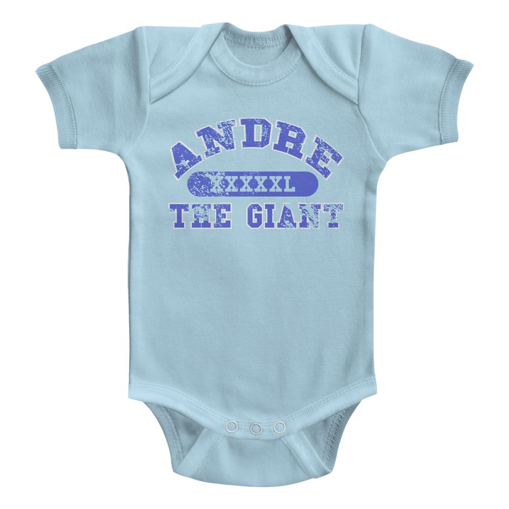 ANDRE THE GIANT-ANDRE THE GIANT-LIGHT BLUE INFANT S/S BODYSUIT
