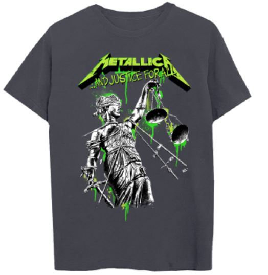 METALLICA - GREEN JUSTICE YOUTH TEE