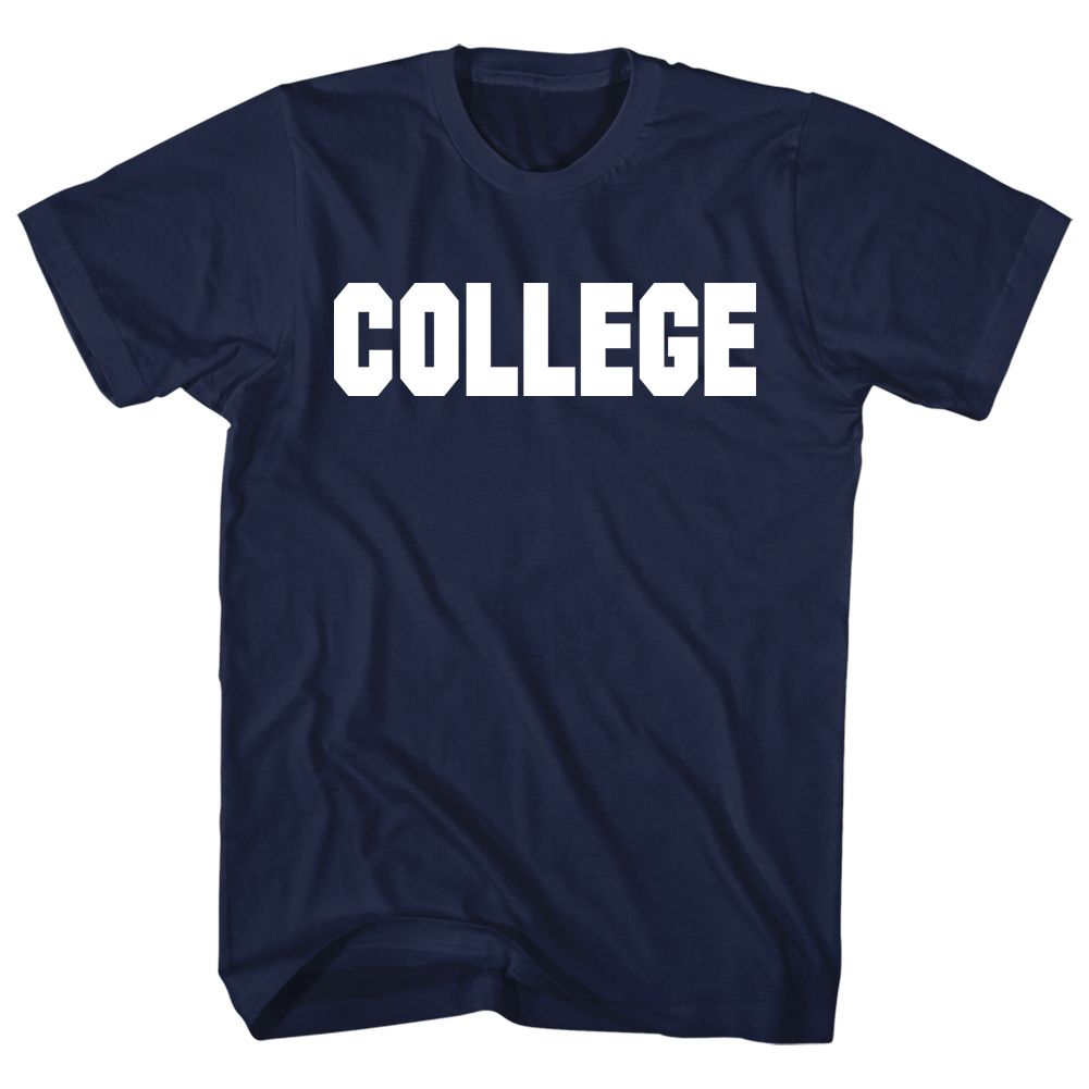 ANIMAL HOUSE-COLLEGE-NAVY ADULT S/S TSHIRT