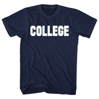 Thumbnail for ANIMAL HOUSE-COLLEGE-NAVY ADULT S/S TSHIRT