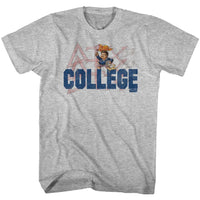 Thumbnail for ANIMAL HOUSE-DELTA-GRAY HEATHER ADULT S/S TSHIRT