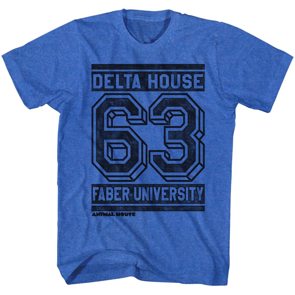 ANIMAL HOUSE-STREET-ROYAL HEATHER ADULT S/S TSHIRT