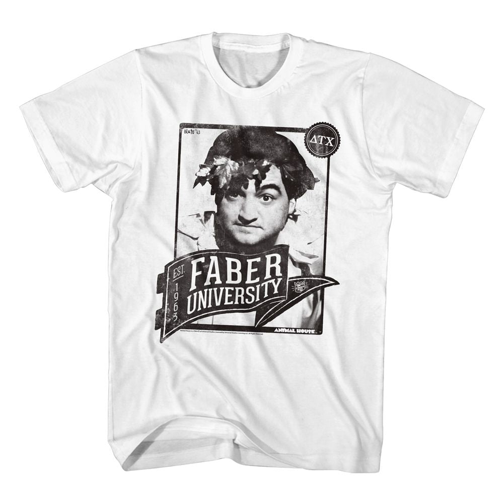 ANIMAL HOUSE-PENNANT-WHITE ADULT S/S TSHIRT