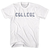Thumbnail for ANIMAL HOUSE-DISTRESS COLLEGE-WHITE ADULT S/S TSHIRT